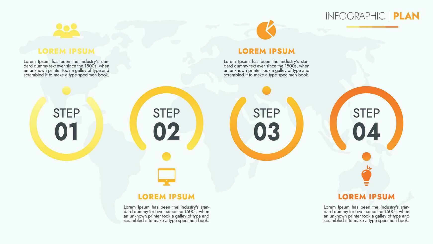 infografía modelo para presentaciones y caracteristicas datos visualización incluye un proceso gráfico con diagramas, pasos, opciones el concepto para márketing mediante ilustraciones para conducir a éxito. vector