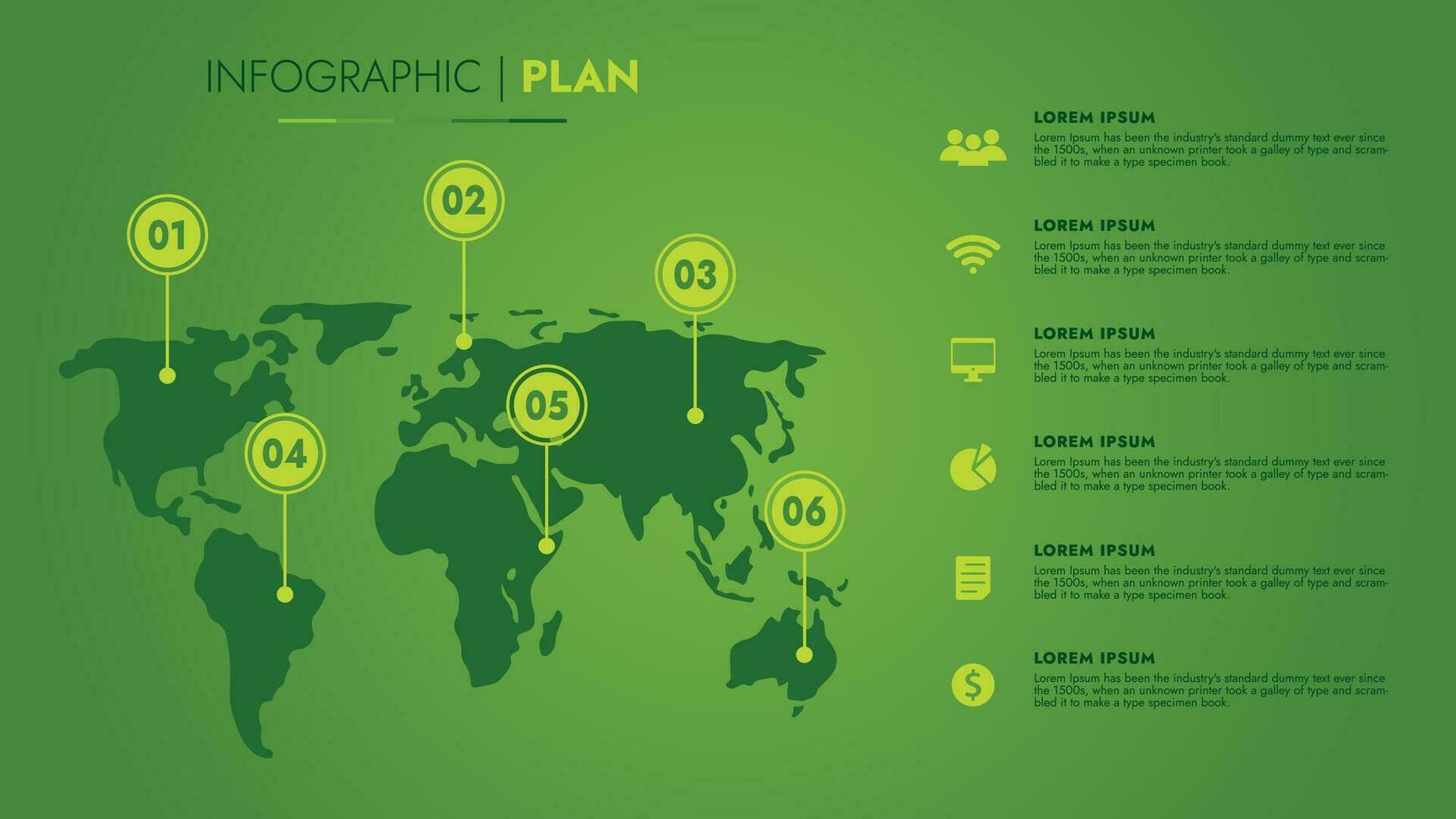 infografía modelo para presentaciones y caracteristicas datos visualización incluye un proceso gráfico con diagramas, pasos, opciones el concepto para márketing mediante ilustraciones para conducir a éxito. vector