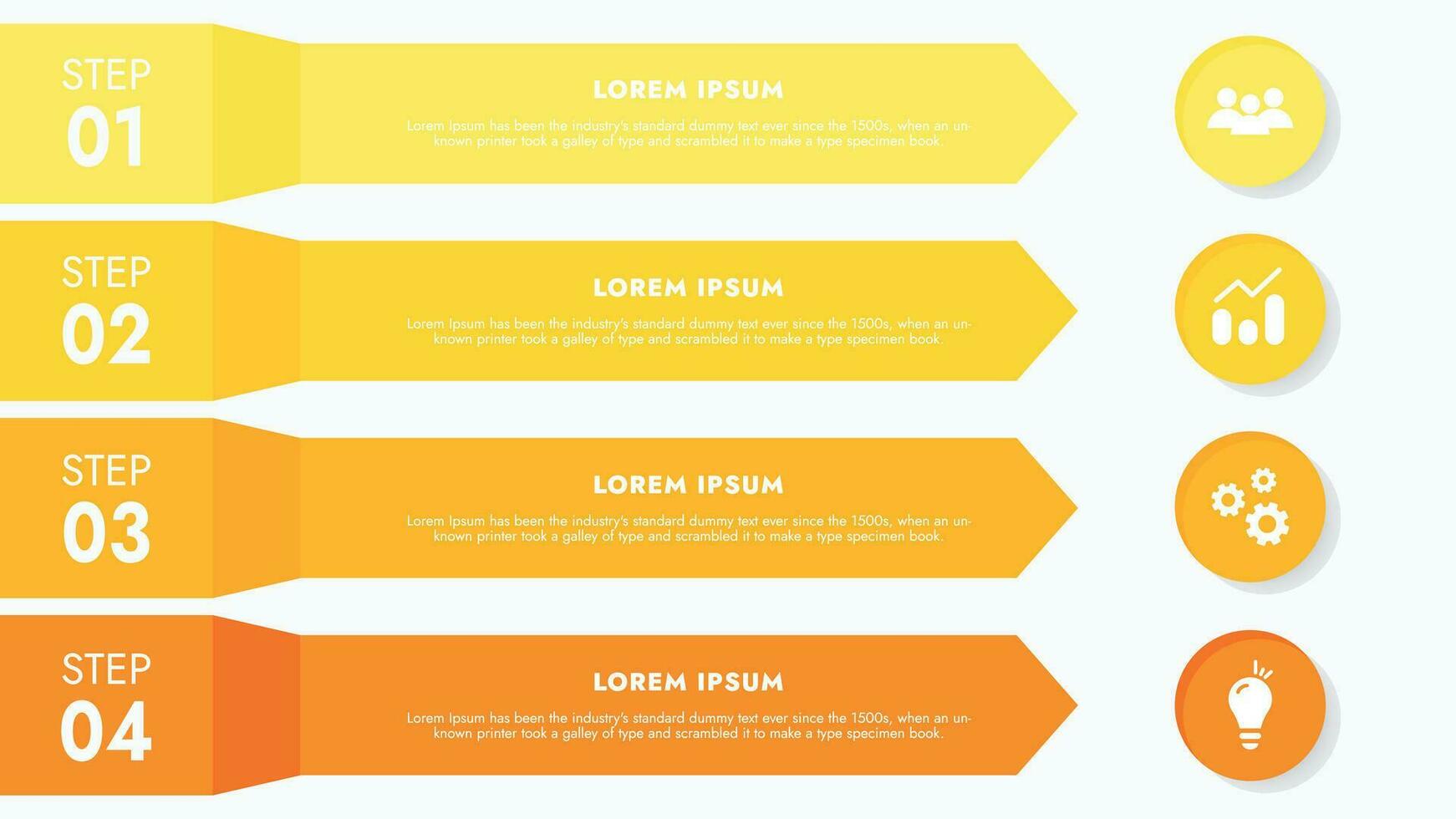 Infographic template for presentations and features data visualization includes a process chart with diagrams, steps, options. The concept for marketing through illustrations for drive to success. vector