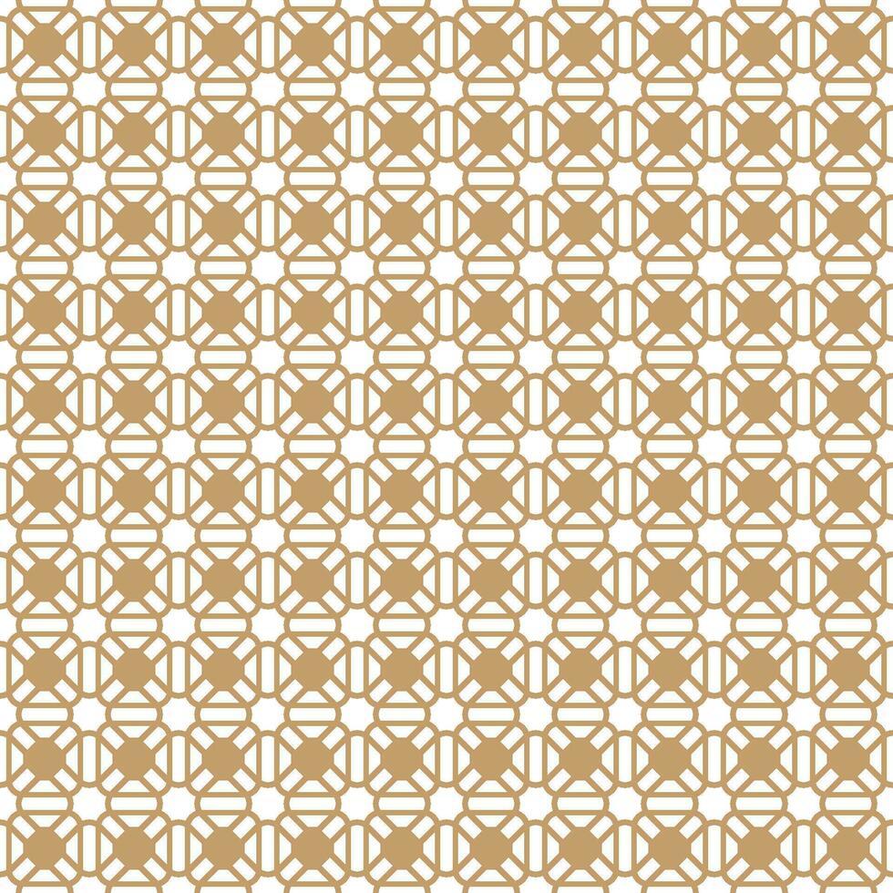 seamless geometric golden line color pattern design vector