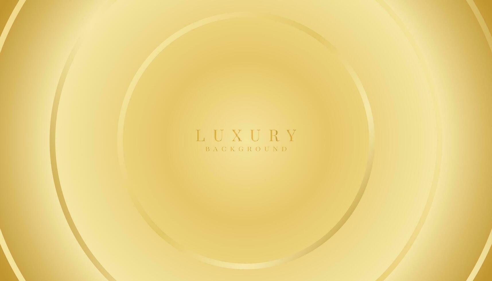 background illustration gradient circle golden lines, luxury background vector