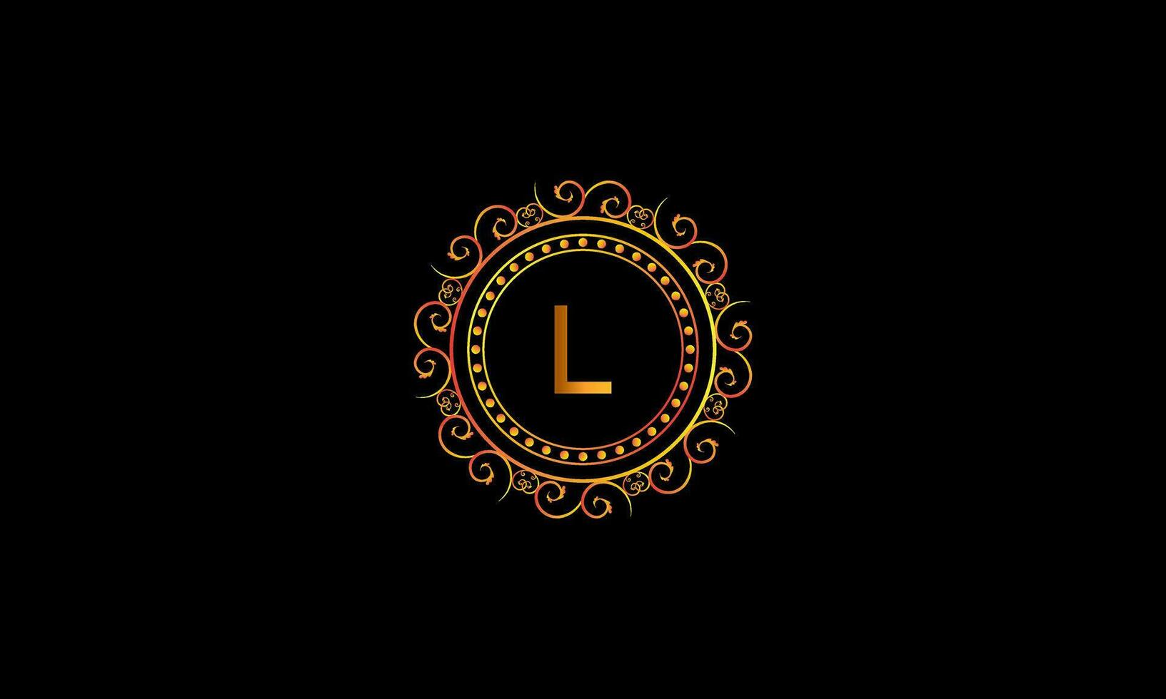 Vintage and luxury logo template vector