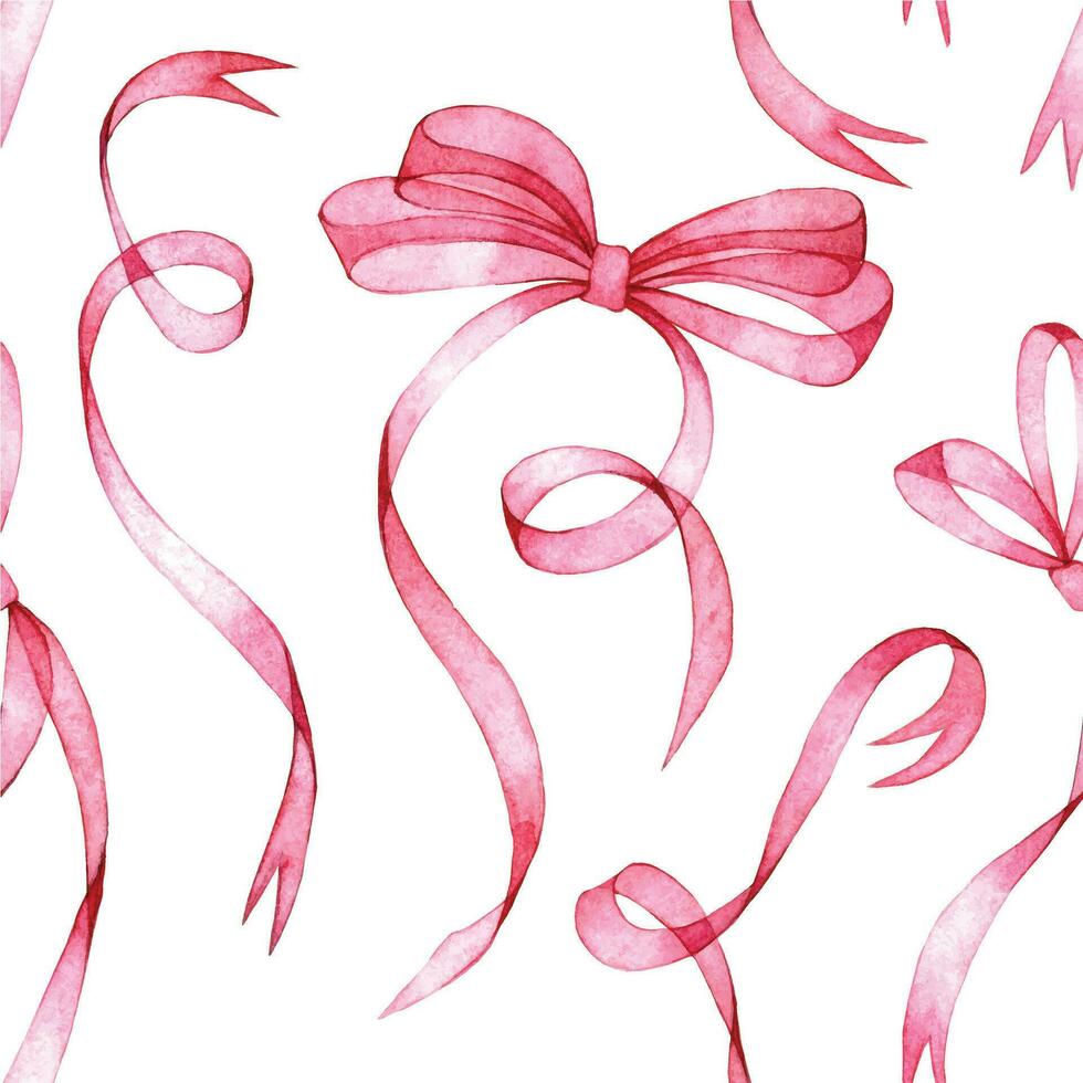 watercolor-seamless-pattern-with-transparent-pink-ribbons-and-bows-holiday-print-on-white-background-26289147-vector-art-at-vecteezy