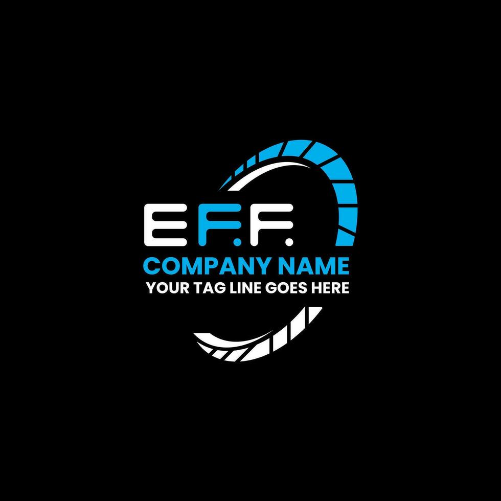 EFF letter logo creative design with vector graphic, EFF simple and modern logo. EFF luxurious alphabet design