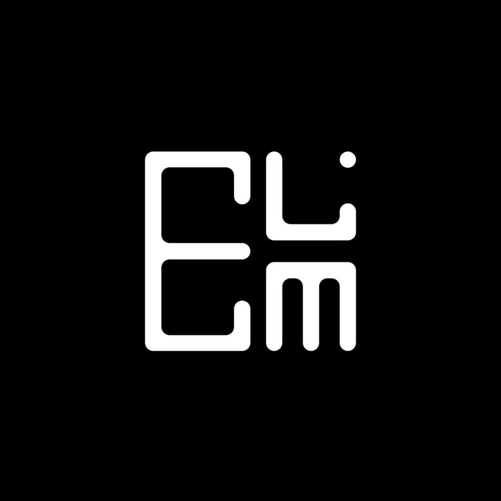 ELM letter logo creative design with vector graphic, ELM simple and modern logo. ELM luxurious alphabet design