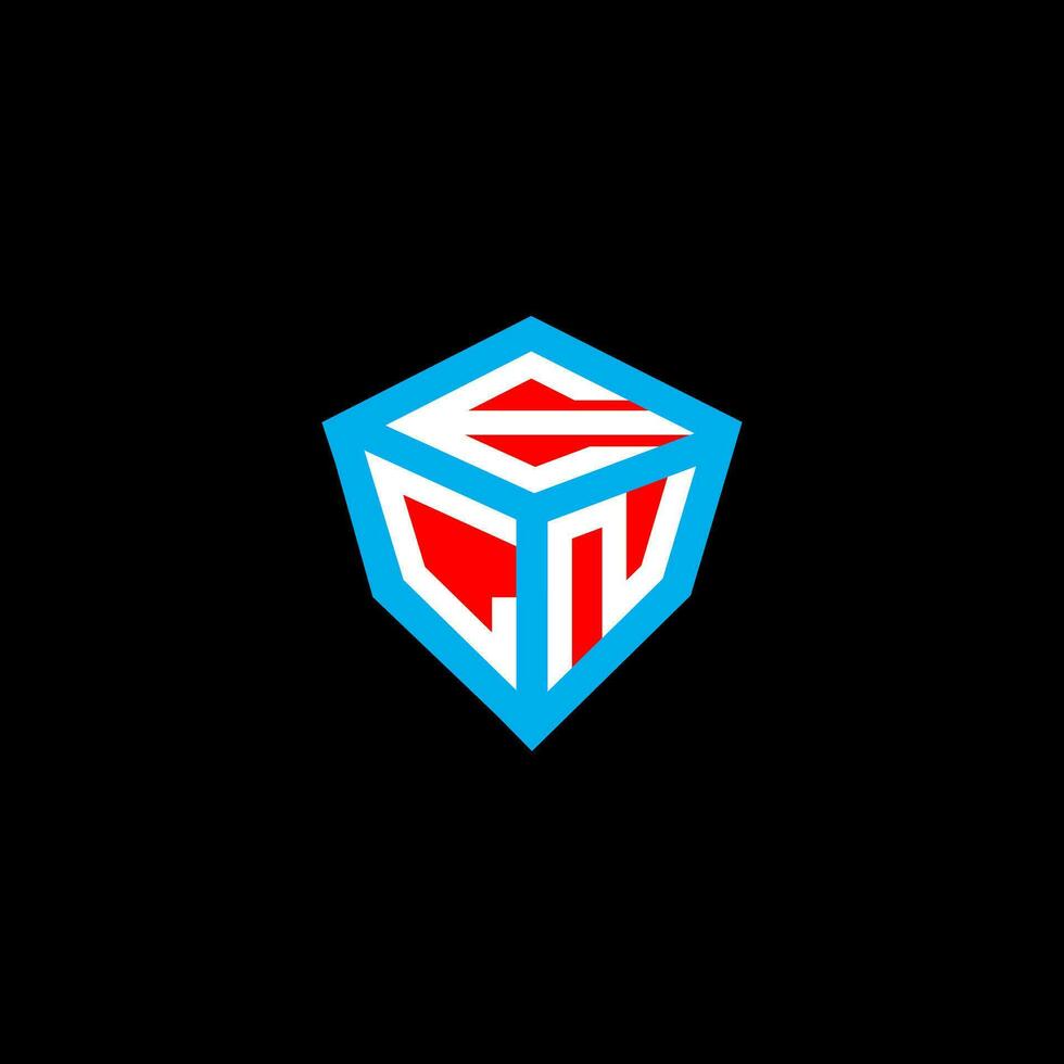 ELN letter logo creative design with vector graphic, ELN simple and modern logo. ELN luxurious alphabet design