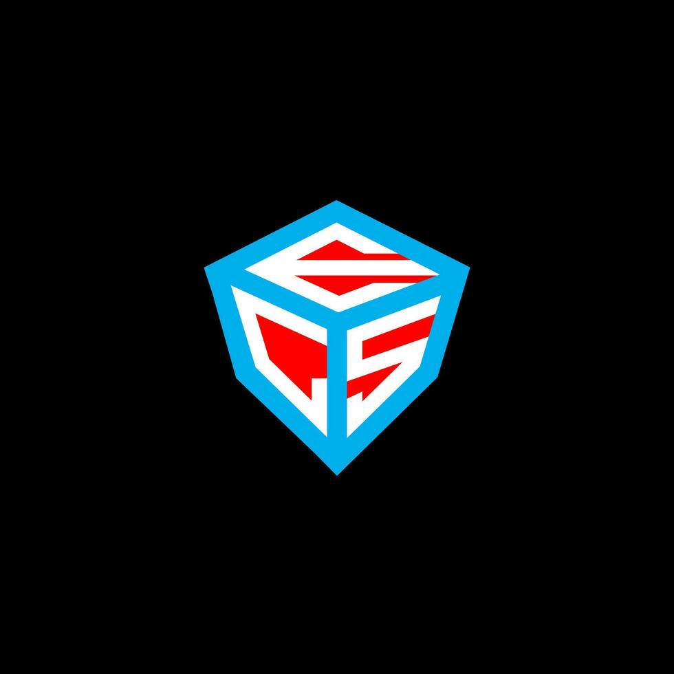 ELS letter logo creative design with vector graphic, ELS simple and modern logo. ELS luxurious alphabet design