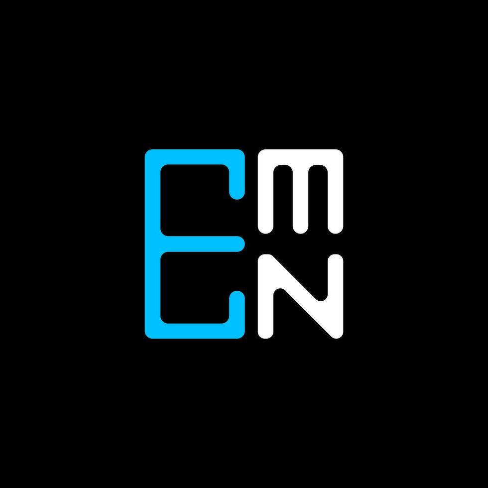 EMN letter logo creative design with vector graphic, EMN simple and modern logo. EMN luxurious alphabet design