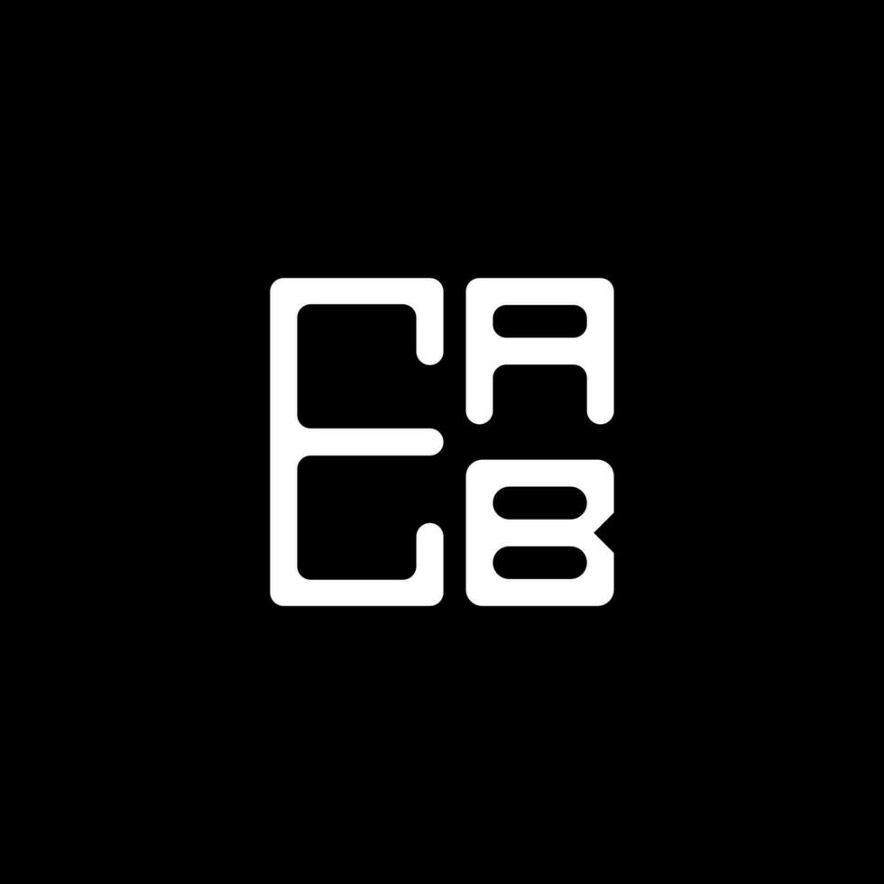 eab letra logo creativo diseño con vector gráfico, eab sencillo y moderno logo. eab lujoso alfabeto diseño