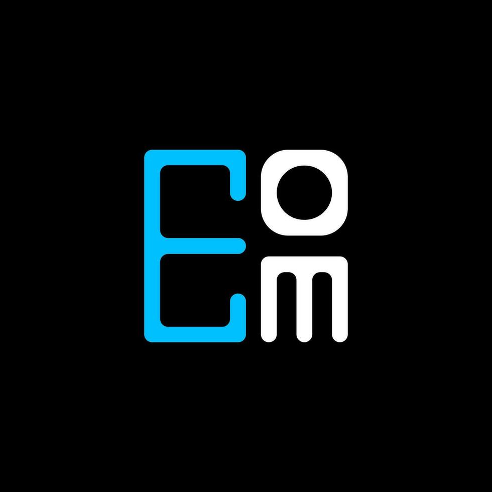 eom letra logo creativo diseño con vector gráfico, eom sencillo y moderno logo. eom lujoso alfabeto diseño