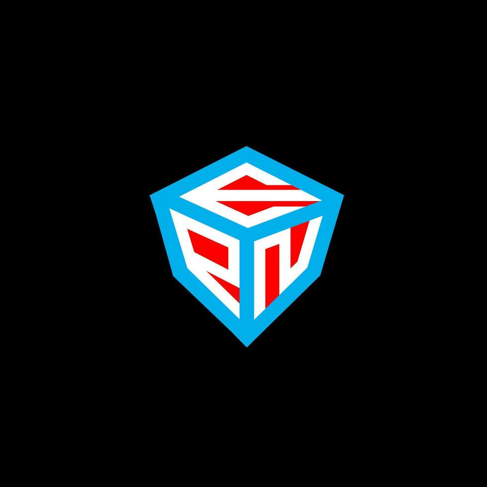 EPN letter logo creative design with vector graphic, EPN simple and modern logo. EPN luxurious alphabet design