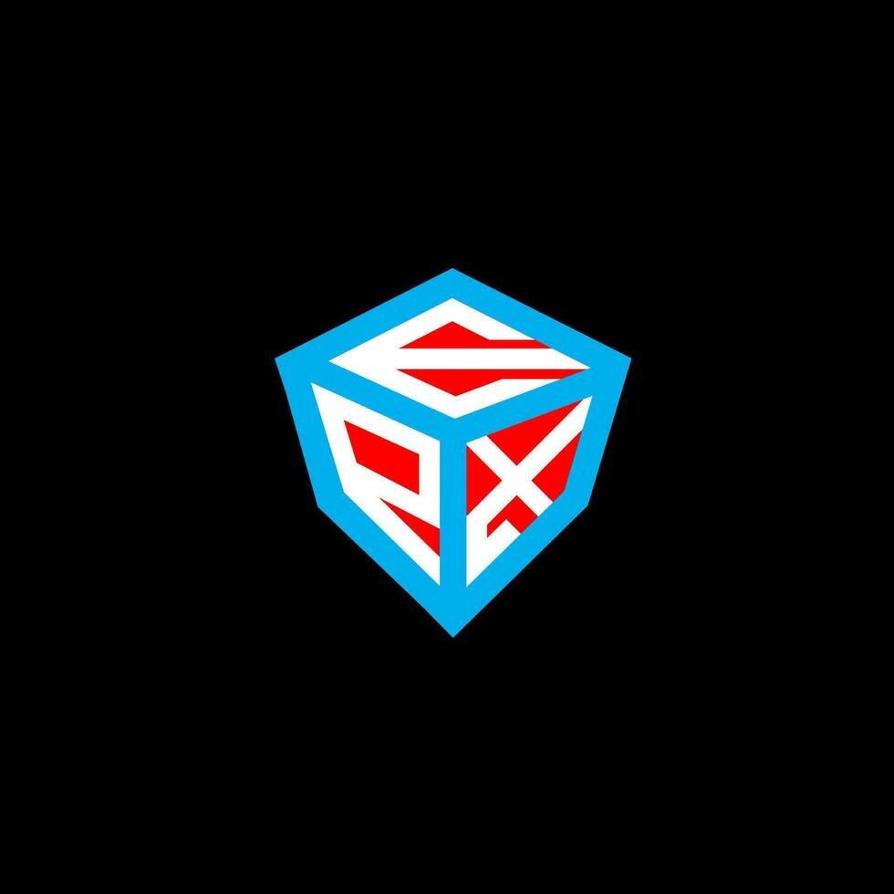 EPX letter logo creative design with vector graphic, EPX simple and modern logo. EPX luxurious alphabet design