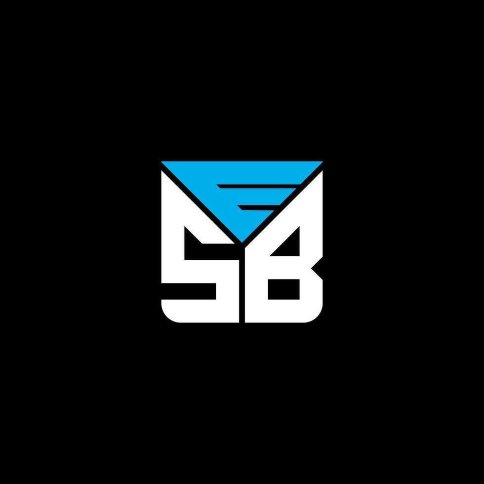 ESB letter logo creative design with vector graphic, ESB simple and modern logo. ESB luxurious alphabet design