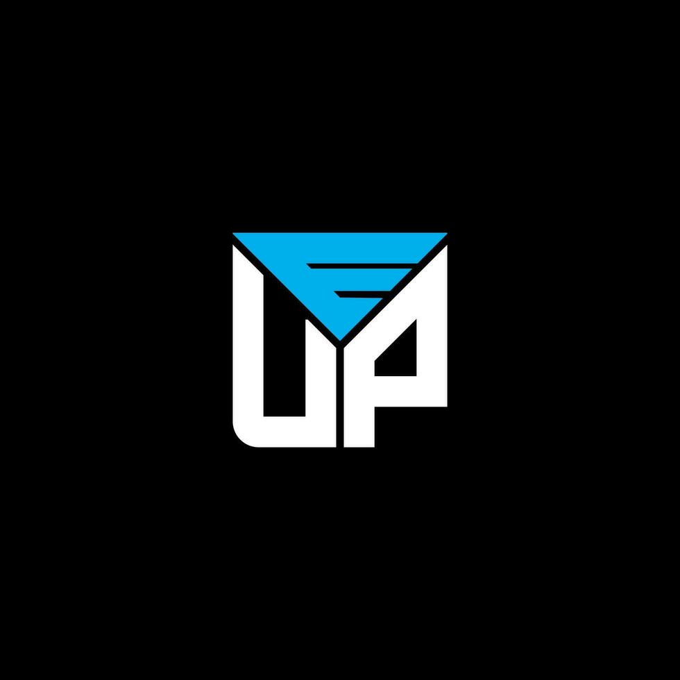 EUP letter logo creative design with vector graphic, EUP simple and modern logo. EUP luxurious alphabet design