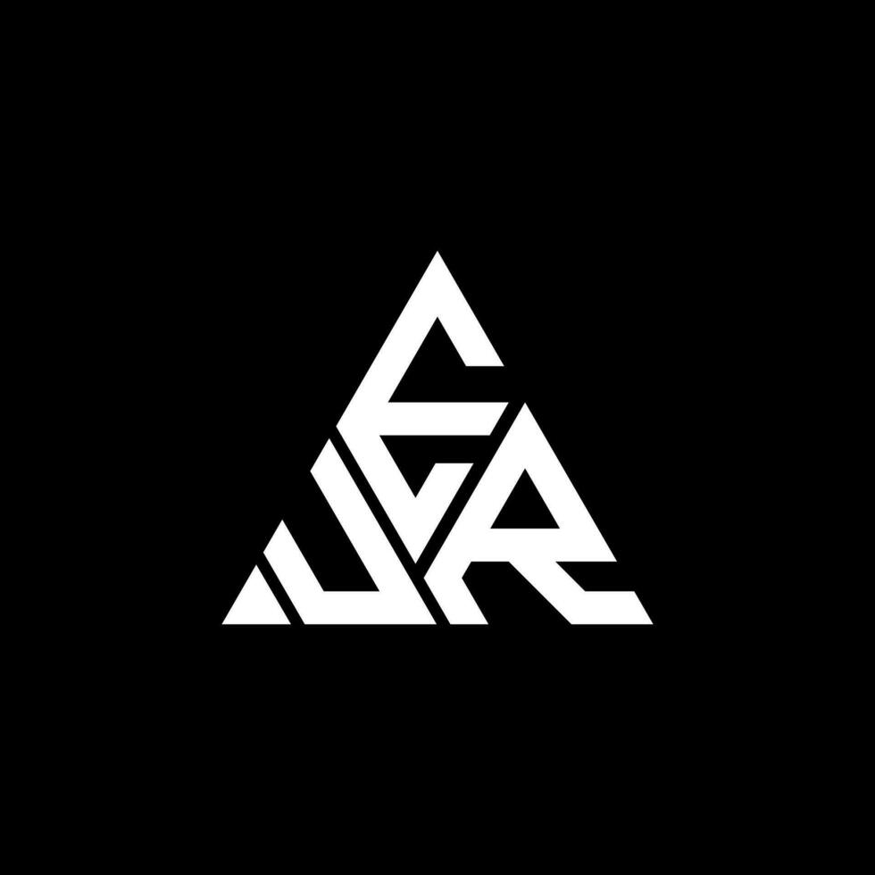 EUR letter logo creative design with vector graphic, EUR simple and modern logo. EUR luxurious alphabet design