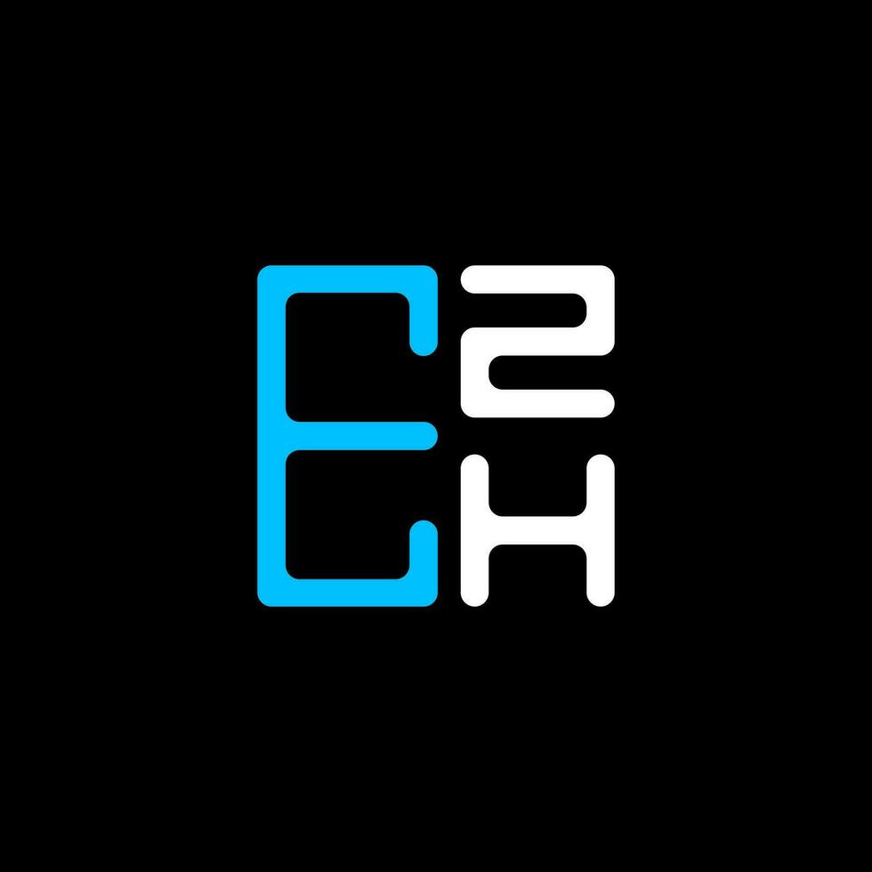 ezh letra logo creativo diseño con vector gráfico, ezh sencillo y moderno logo. ezh lujoso alfabeto diseño