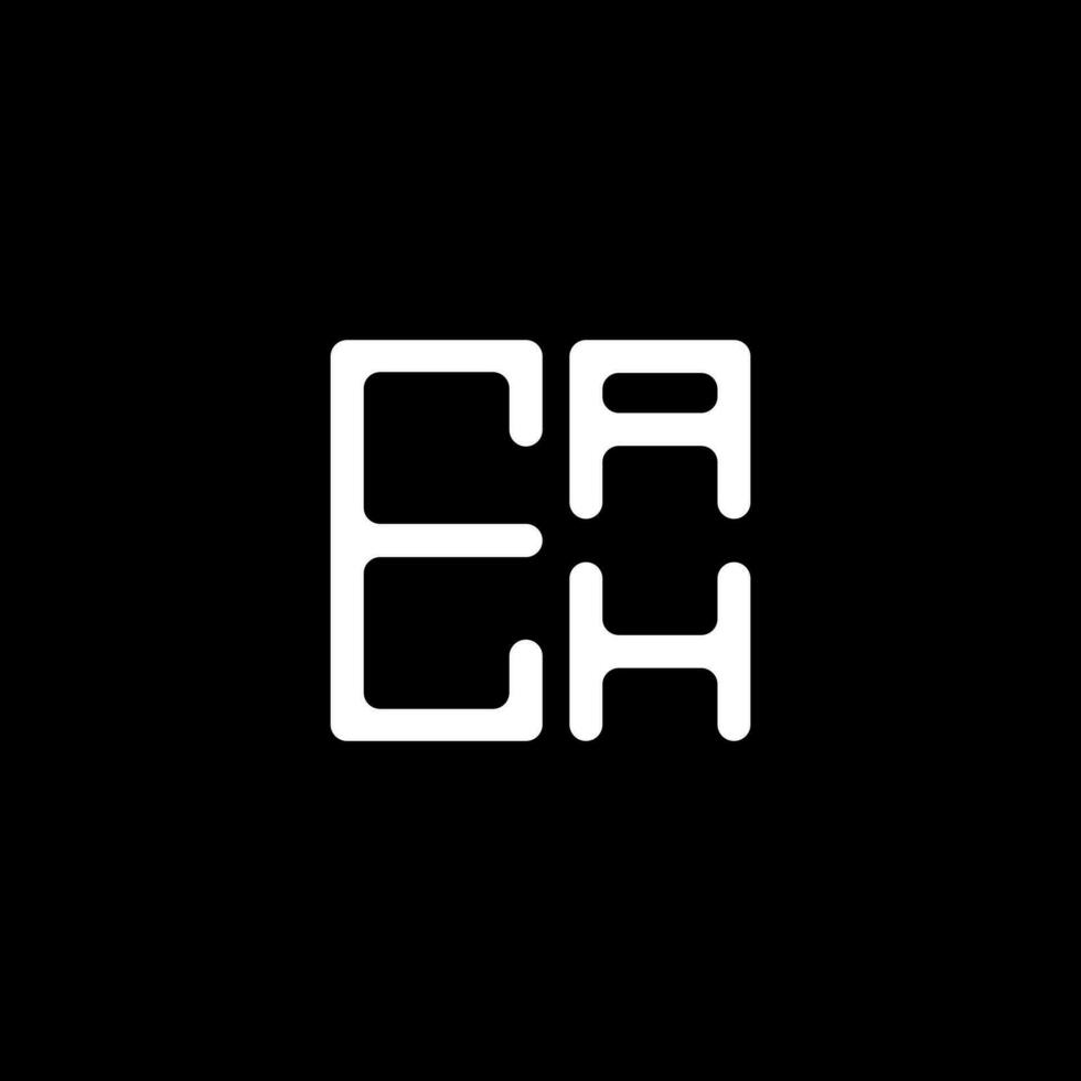 EAH letter logo creative design with vector graphic, EAH simple and modern logo. EAH luxurious alphabet design