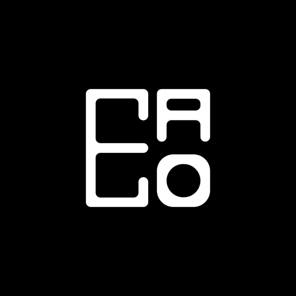 EAO letter logo creative design with vector graphic, EAO simple and modern logo. EAO luxurious alphabet design