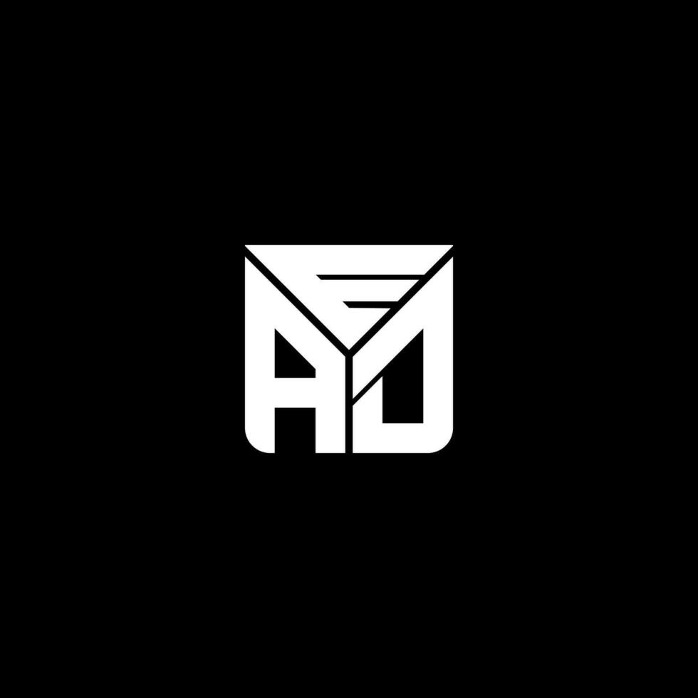 EAD letter logo creative design with vector graphic, EAD simple and modern logo. EAD luxurious alphabet design