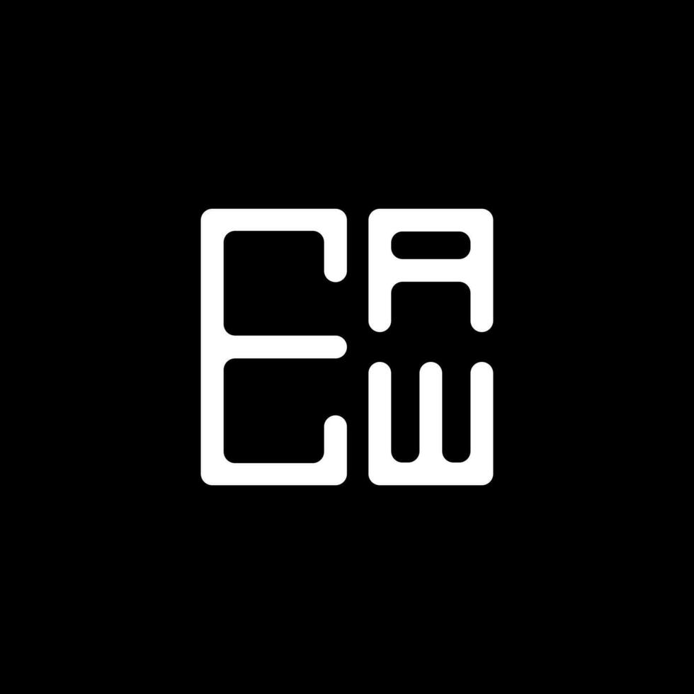 eaw letra logo creativo diseño con vector gráfico, eaw sencillo y moderno logo. eaw lujoso alfabeto diseño