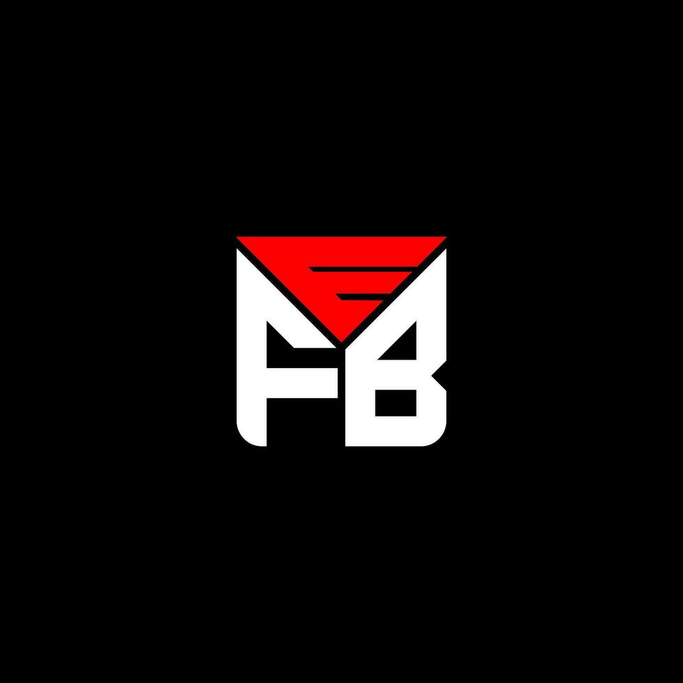 EFB letter logo creative design with vector graphic, EFB simple and modern logo. EFB luxurious alphabet design