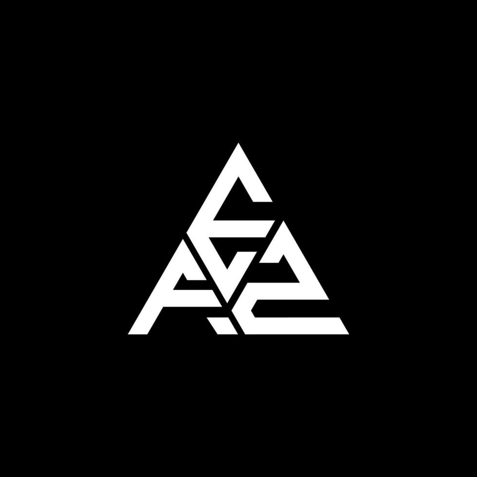 EFZ letter logo creative design with vector graphic, EFZ simple and modern logo. EFZ luxurious alphabet design