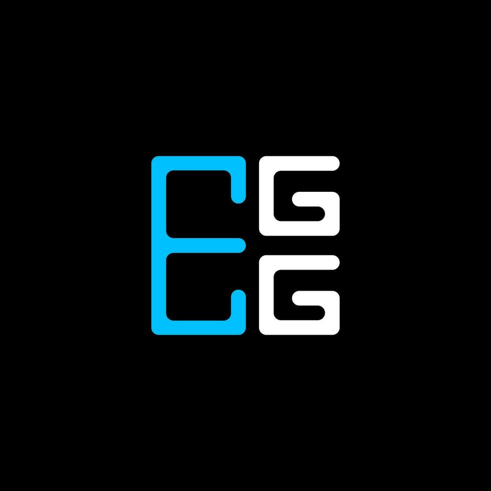 EGG letter logo creative design with vector graphic, EGG simple and modern logo. EGG luxurious alphabet design