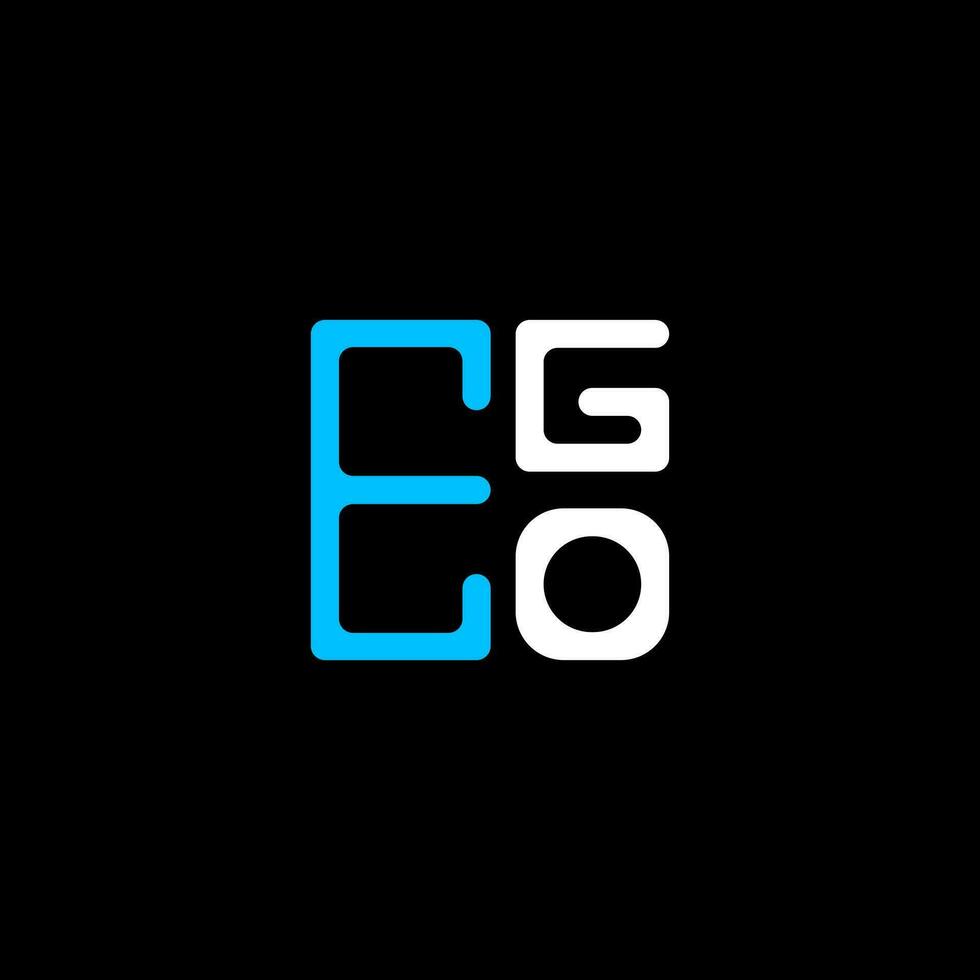ego letra logo creativo diseño con vector gráfico, ego sencillo y moderno logo. ego lujoso alfabeto diseño
