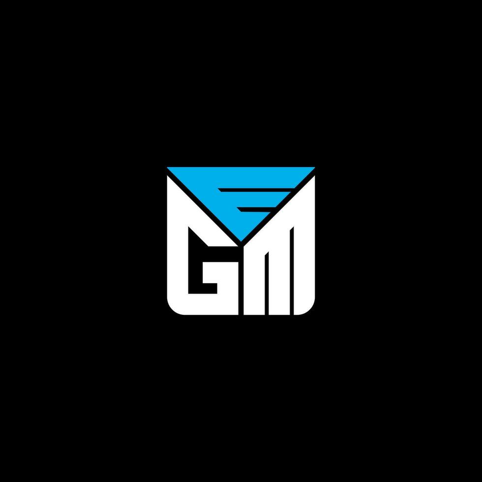 EGM letter logo creative design with vector graphic, EGM simple and modern logo. EGM luxurious alphabet design