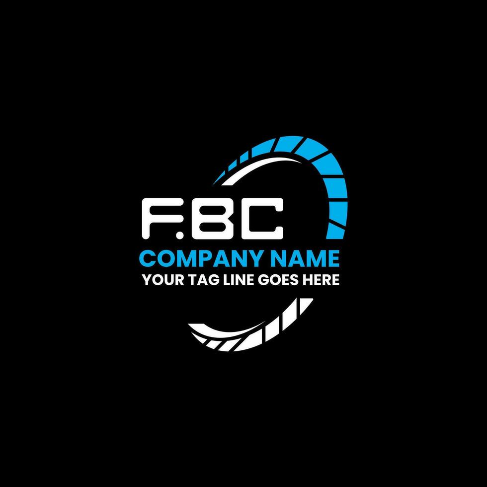 FBC letter logo creative design with vector graphic, FBC simple and modern logo. FBC luxurious alphabet design