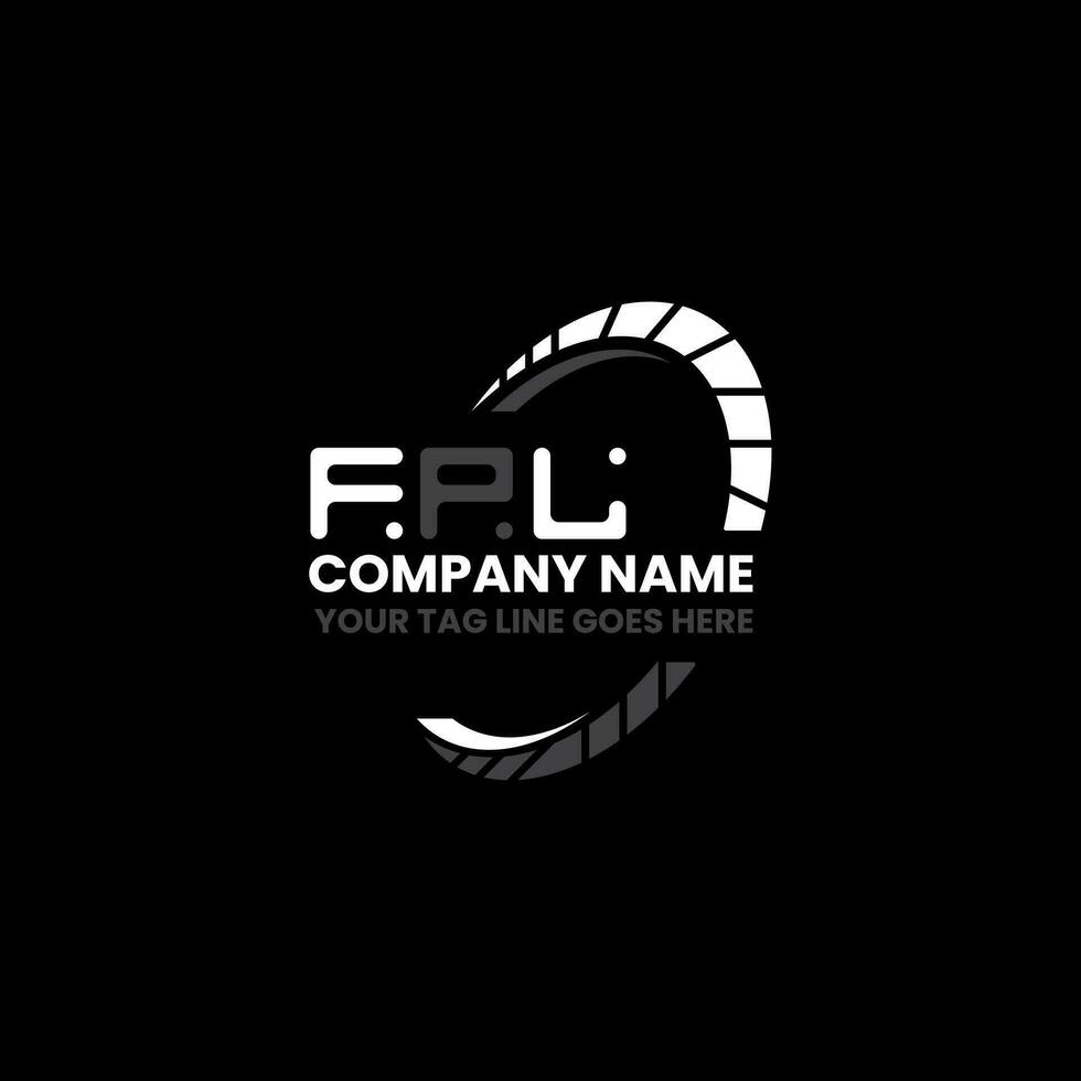 FPL letter logo creative design with vector graphic, FPL simple and modern logo. FPL luxurious alphabet design