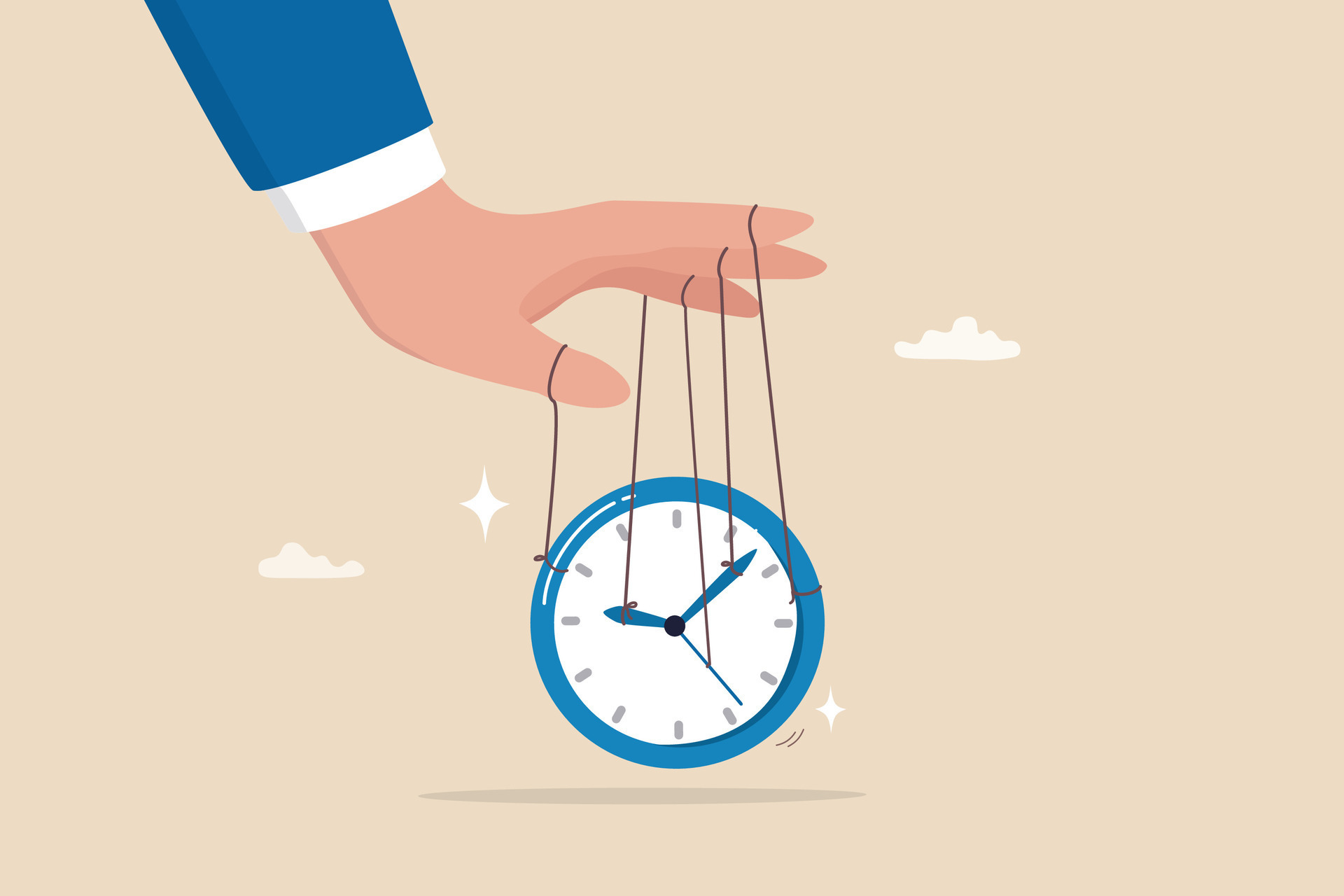 controlar tiempo, libertad o eficiente hora administración a terminar