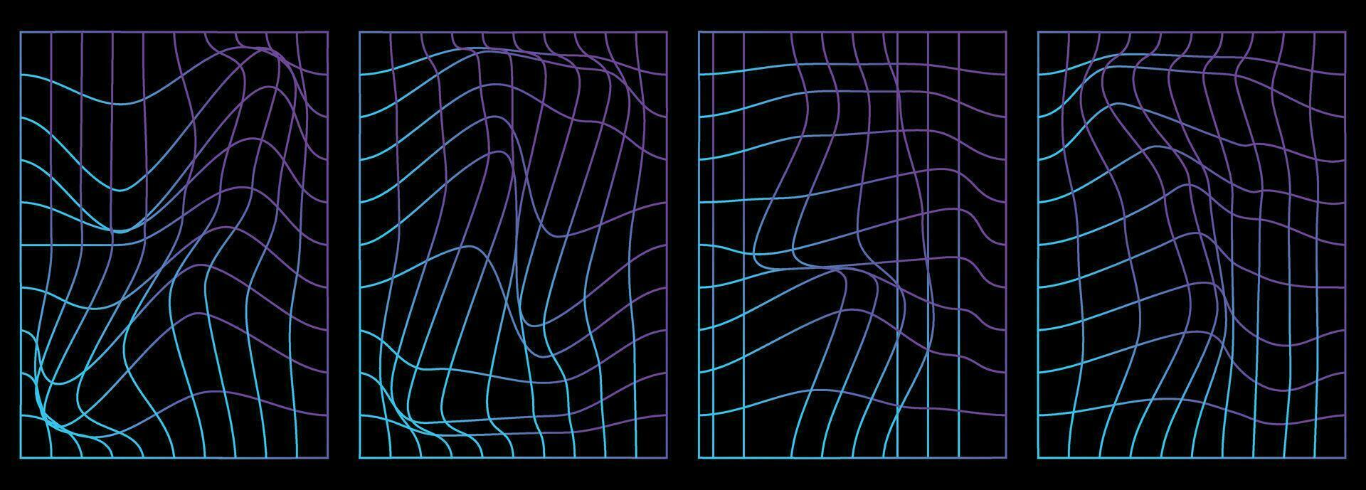 Futuristic design elements.Y2k aesthetic.Shape set y2k style for banner.Shape set y2k style for decoaration.Shape set y2k style for poster. Simple shapes.Trendy 90s.Trendy geometric forms. vector