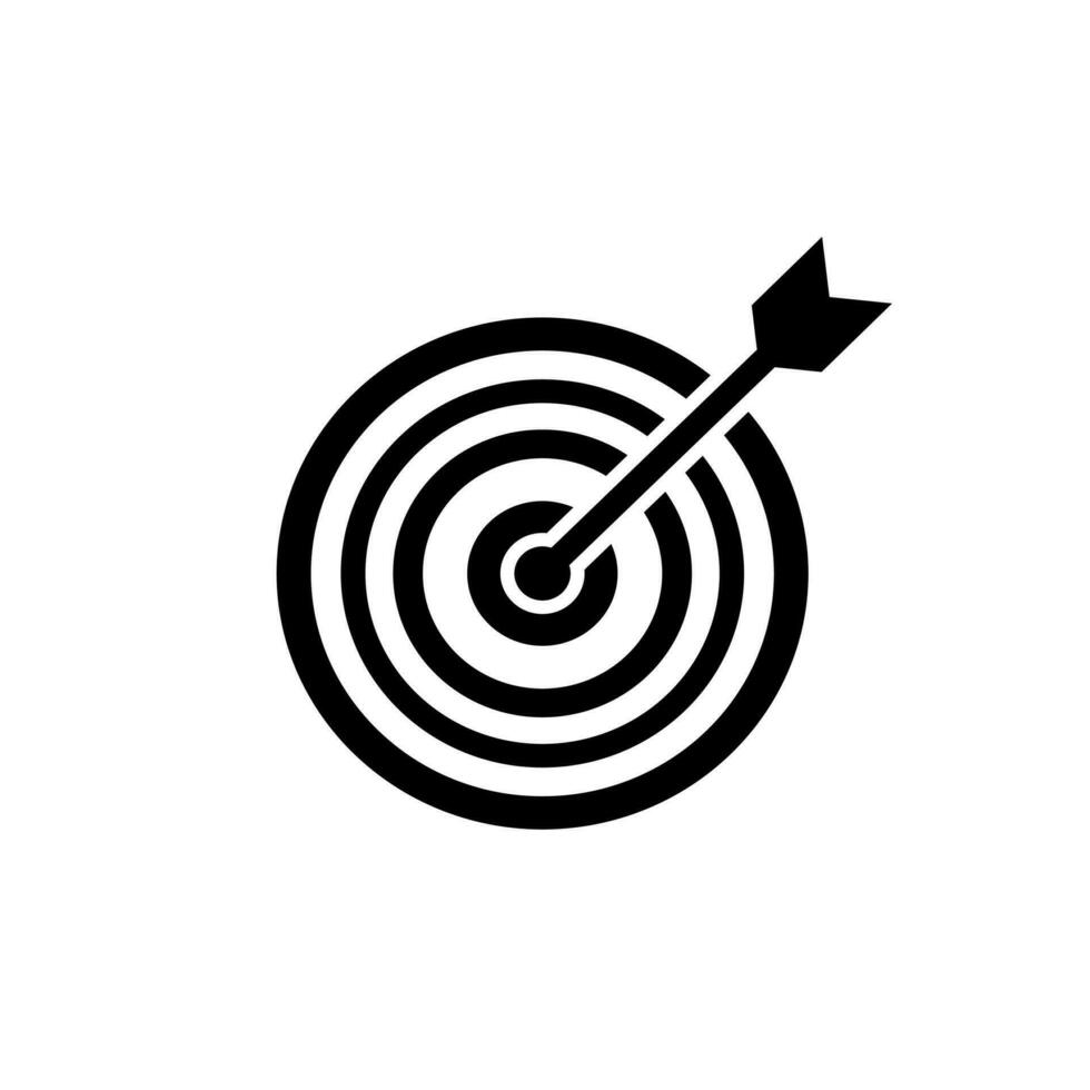 Icon target set on white background vector