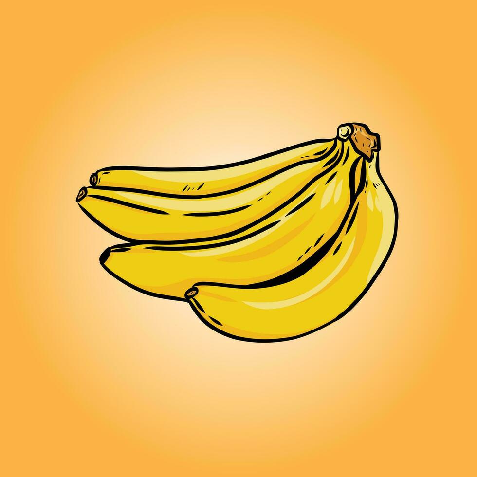 diseño vectorial de plátano vector