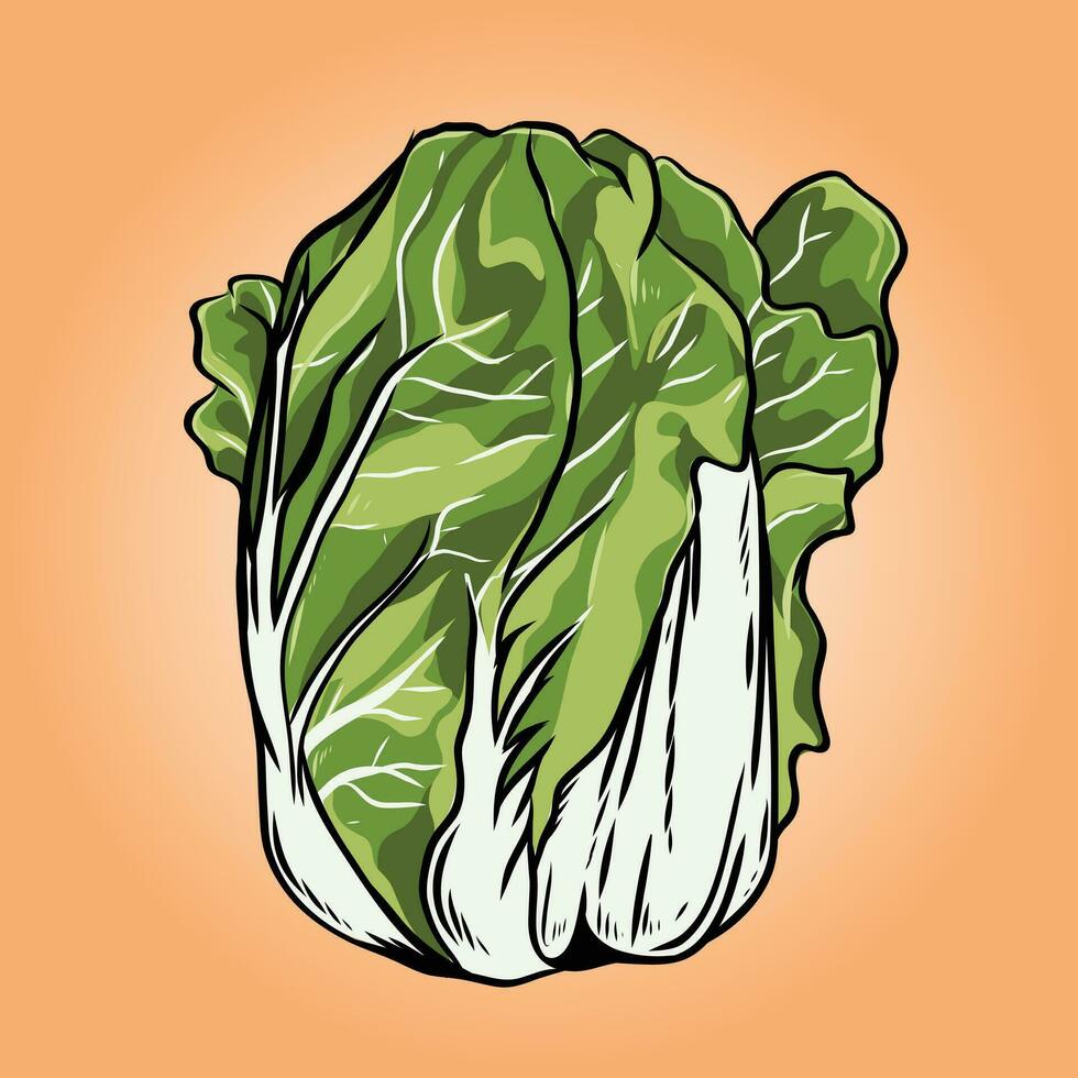 Green Vegetables Illustration vector