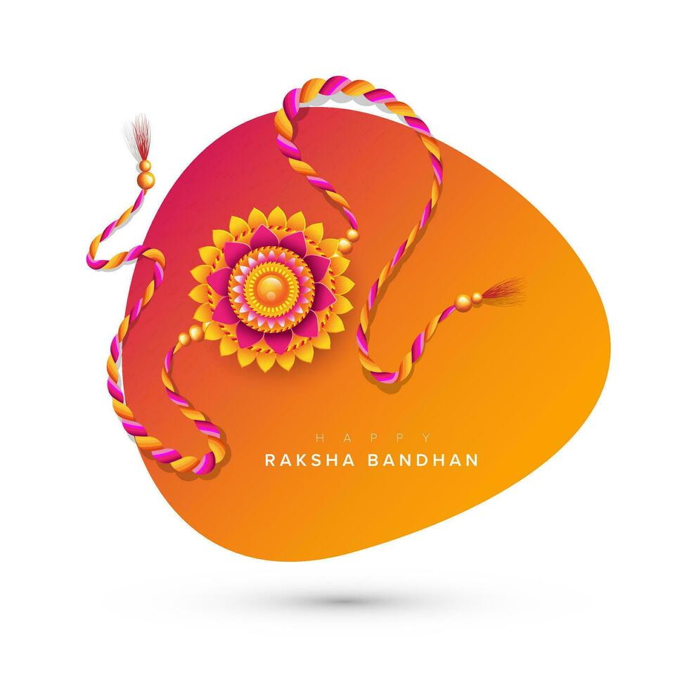 Happy Raksha Bandhan Background Design Vector Illustration