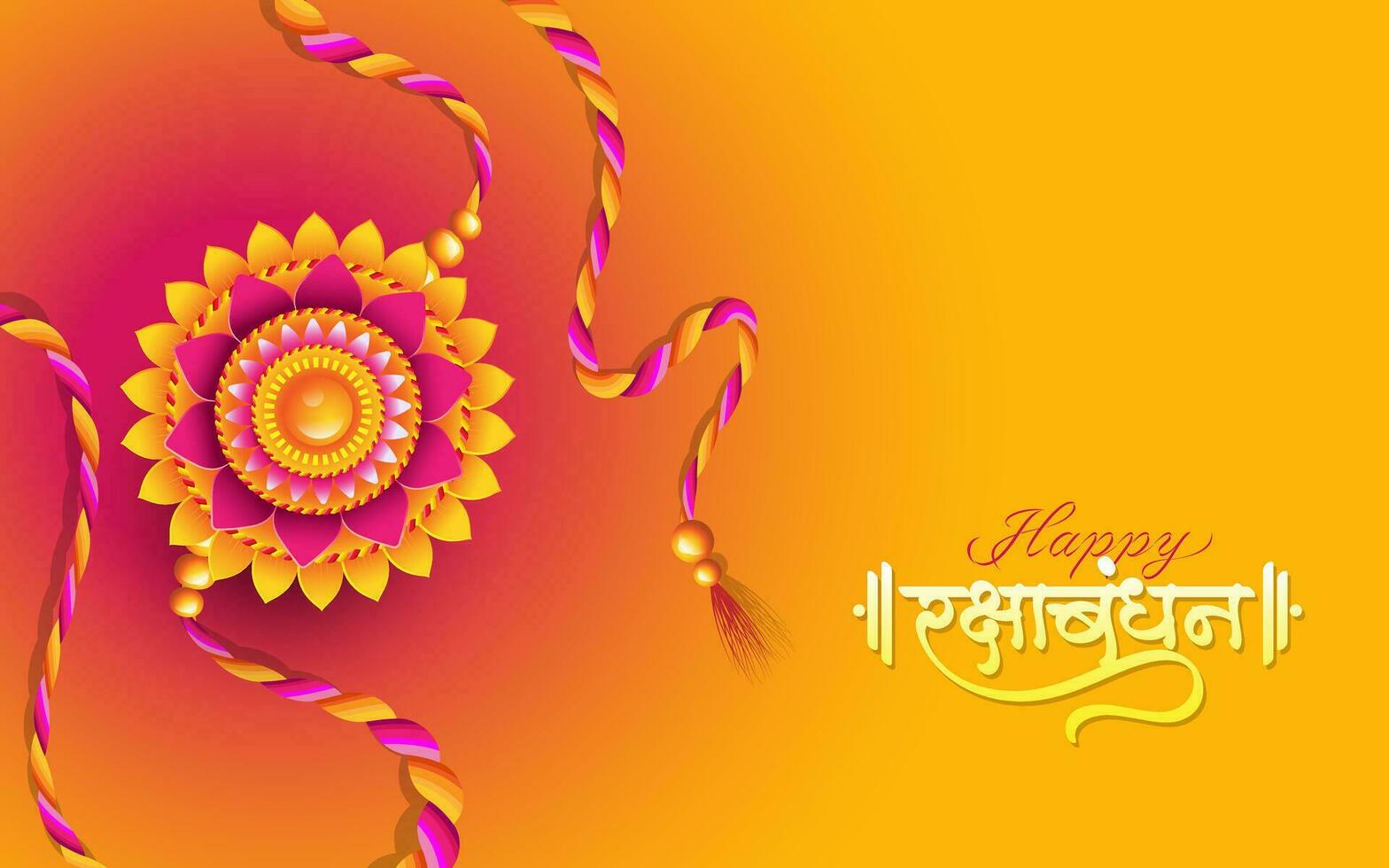 Happy Raksha Bandhan Background Design Vector Illustration