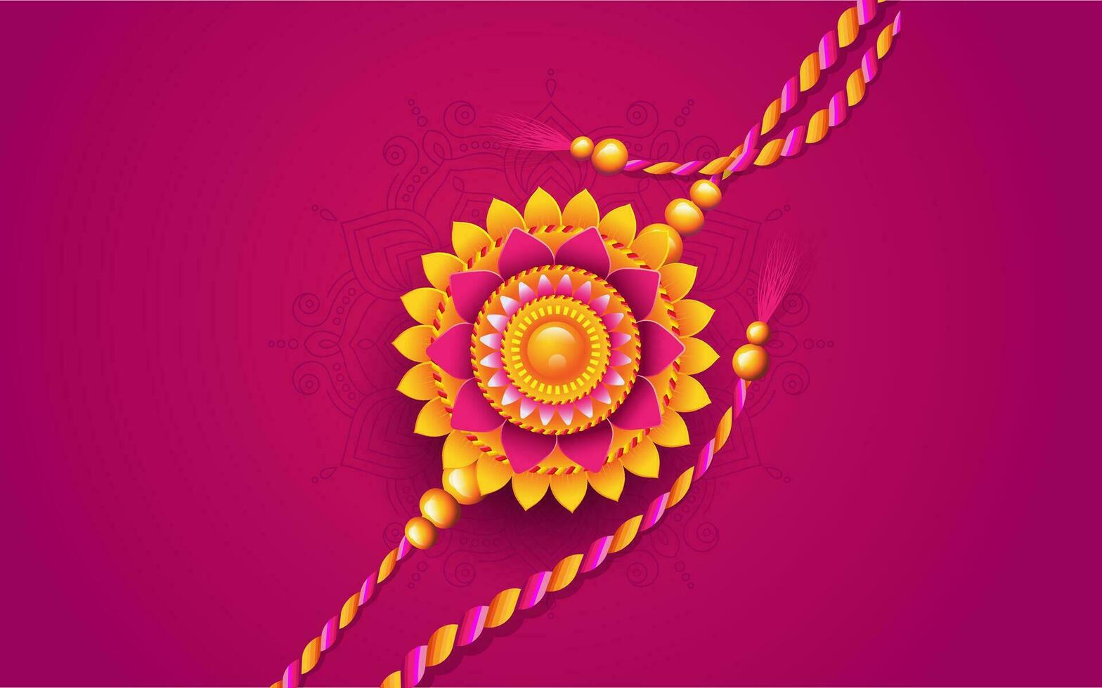 Happy Raksha Bandhan Background Design Vector Illustration