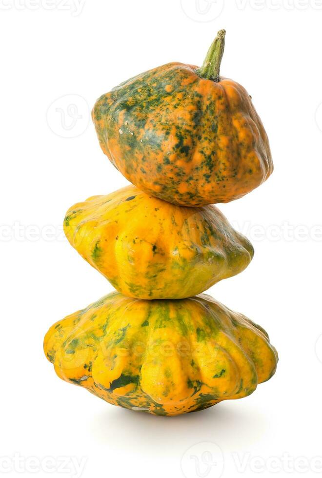 Pyramid of gourds photo