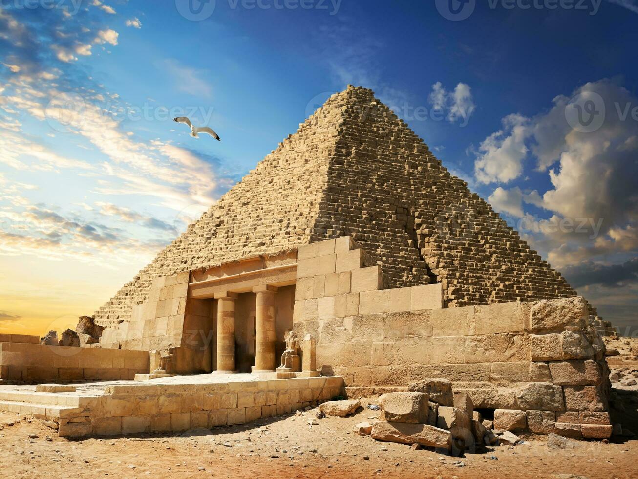 Pyramid near Giza photo