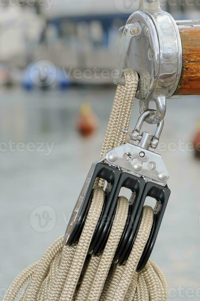 Sailboat - Pulleys and Rope photo