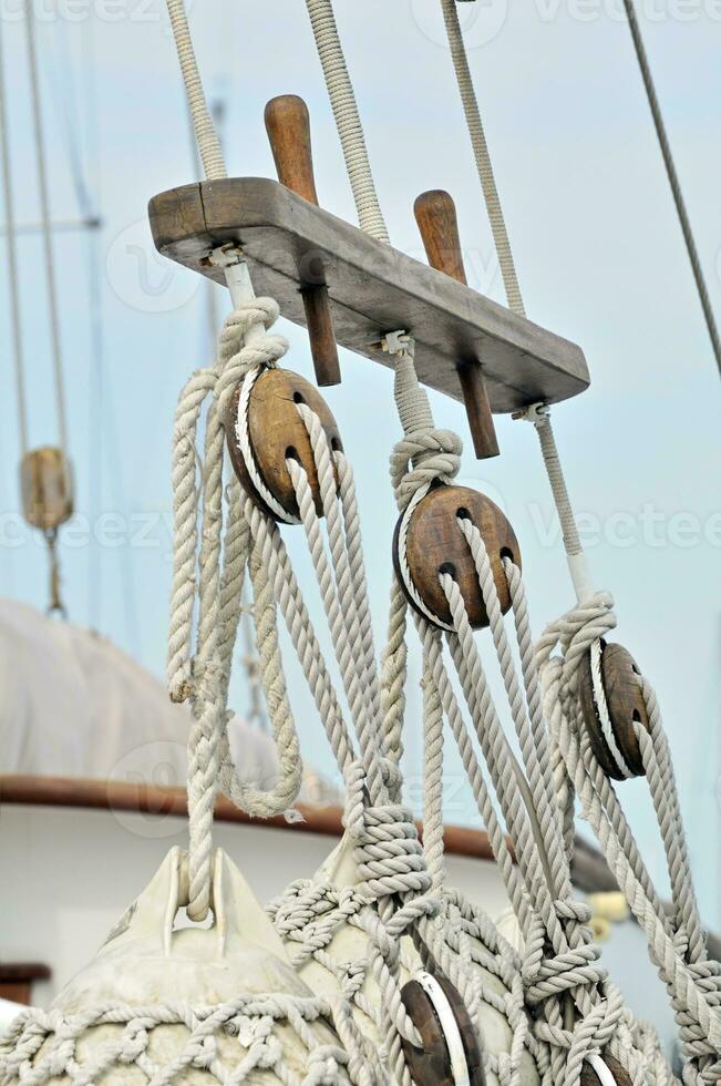 Close up of Sailboat photo