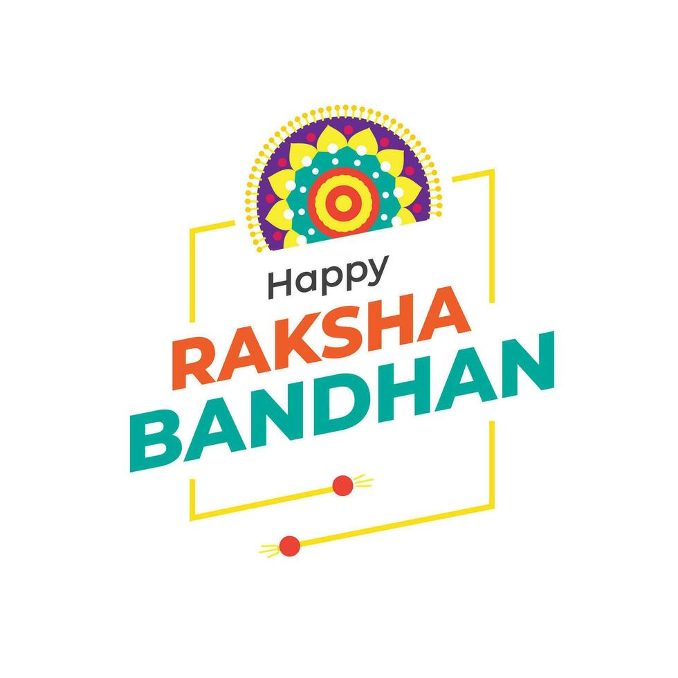 contento raksha Bandhan diseño vector ilustración