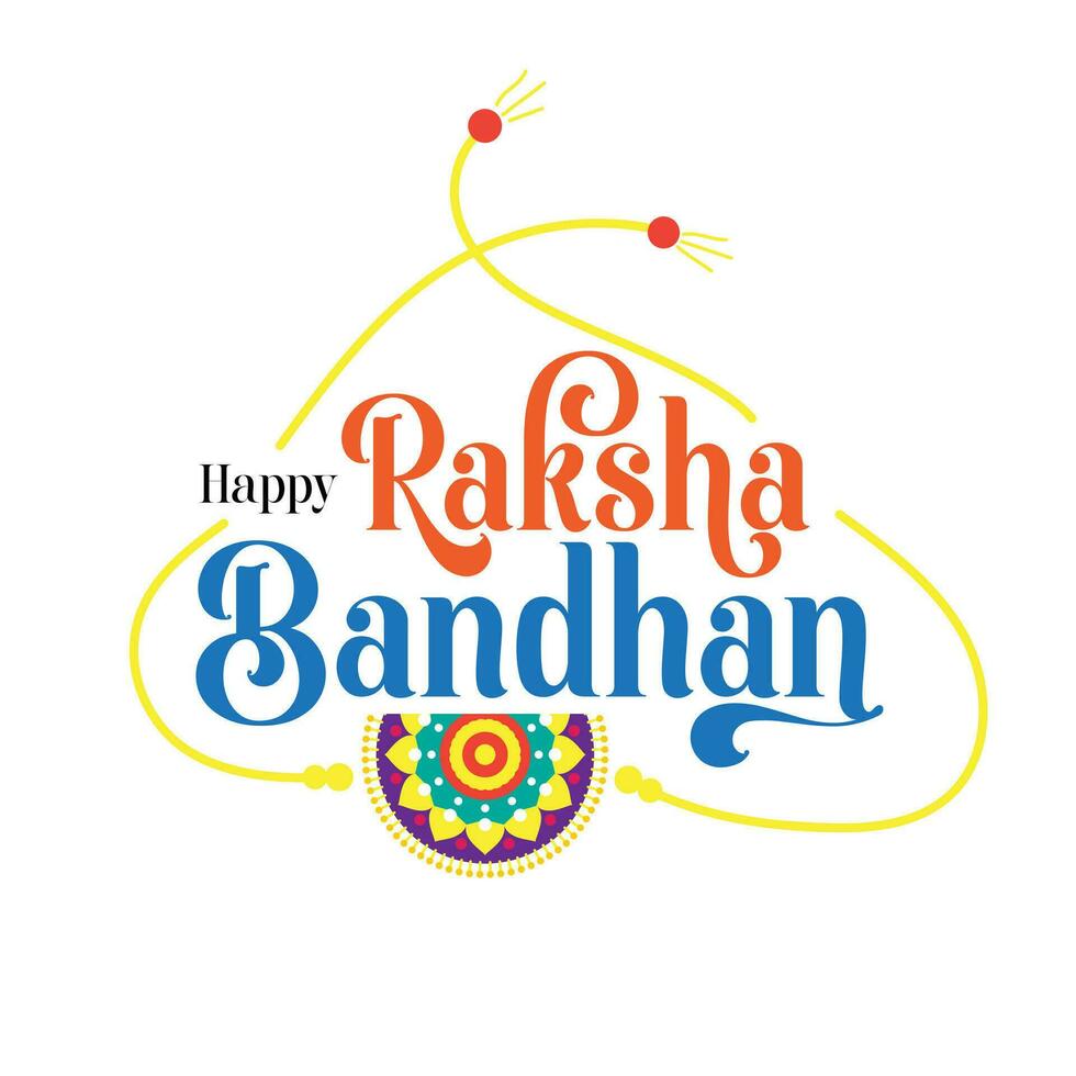 Happy Raksha Bandhan Design Vector Illustration