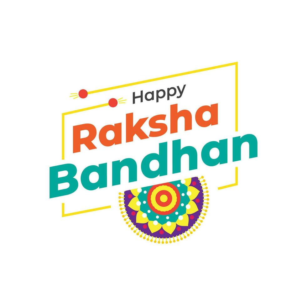 Happy Raksha Bandhan Design Vector Illustration