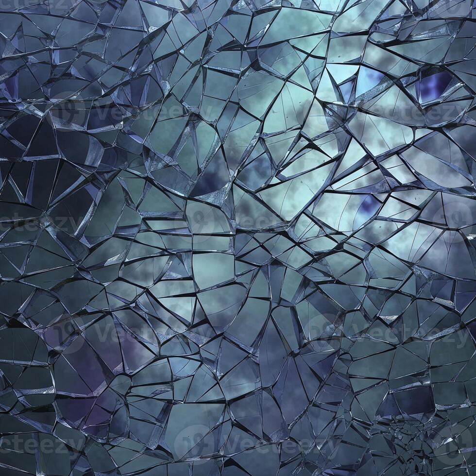broken glass background - photo