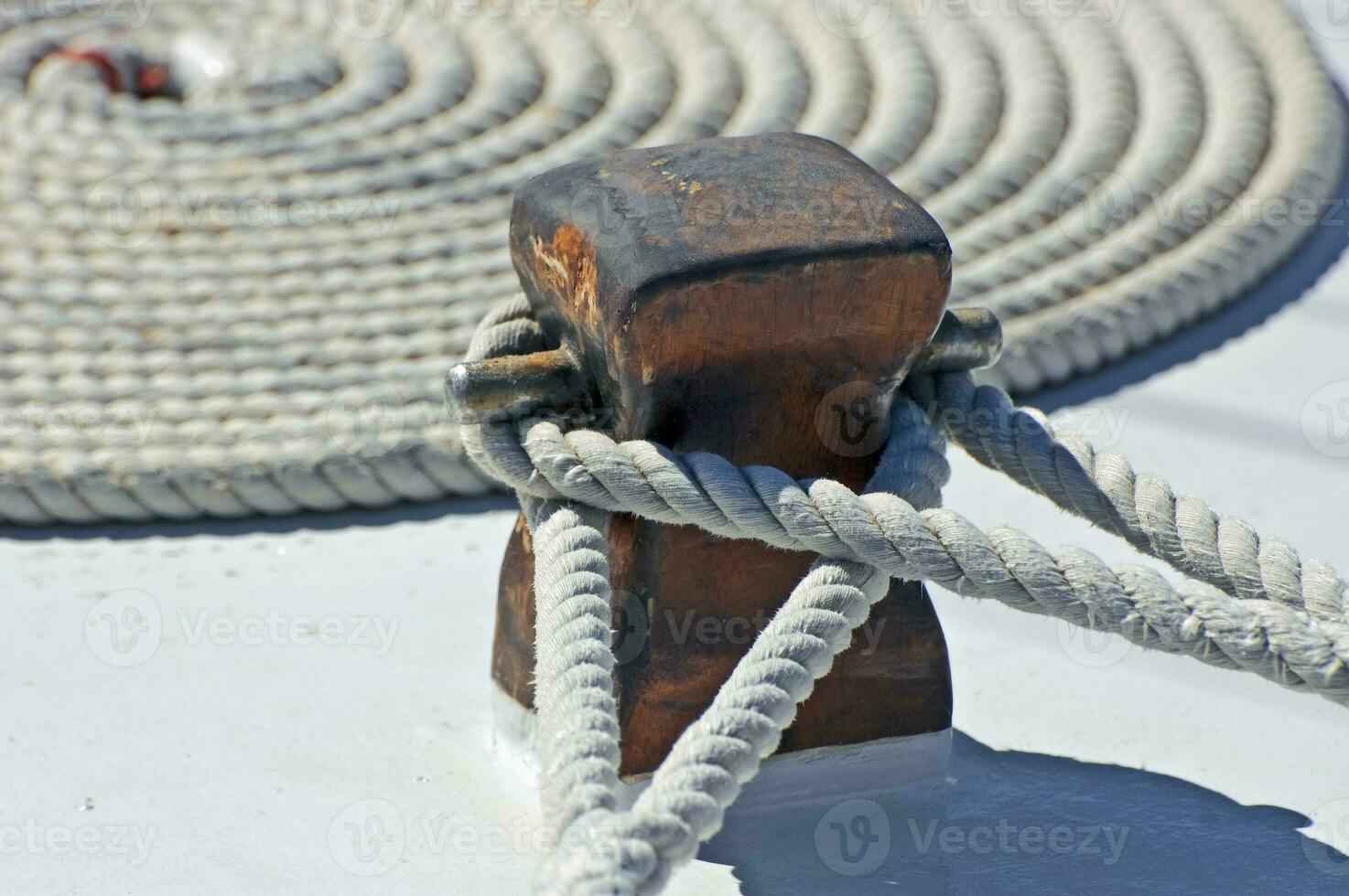 Close up of sailboat photo