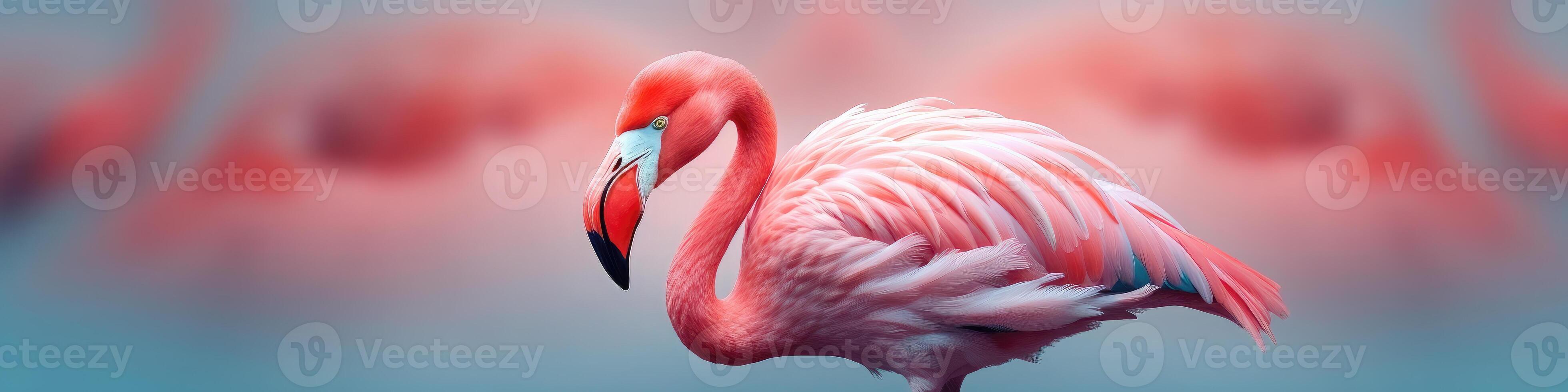 Flamingo - generative AI photo