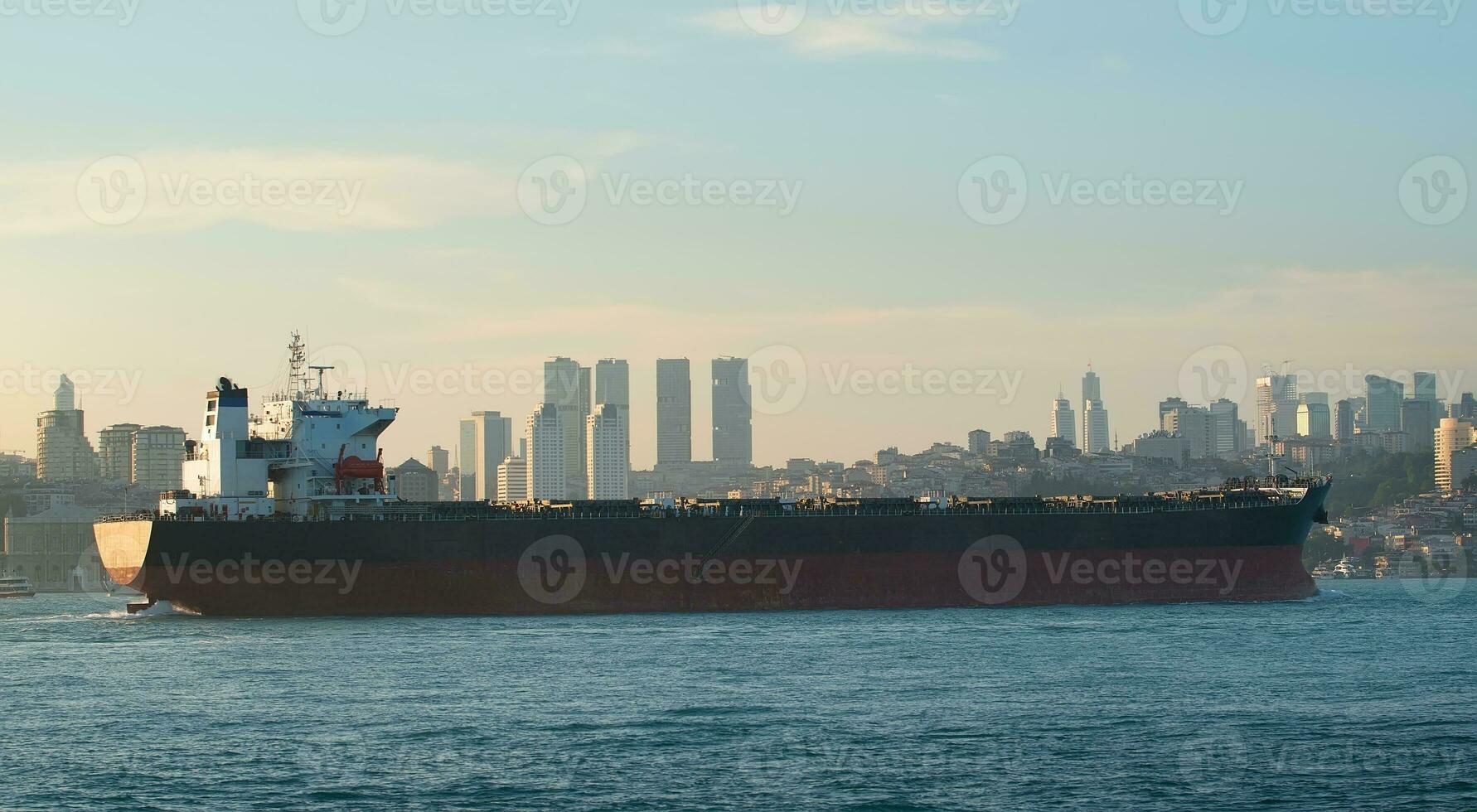 Tanker in Bosphorus photo